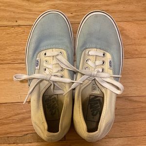 Vintage Blue/Yellow Vans